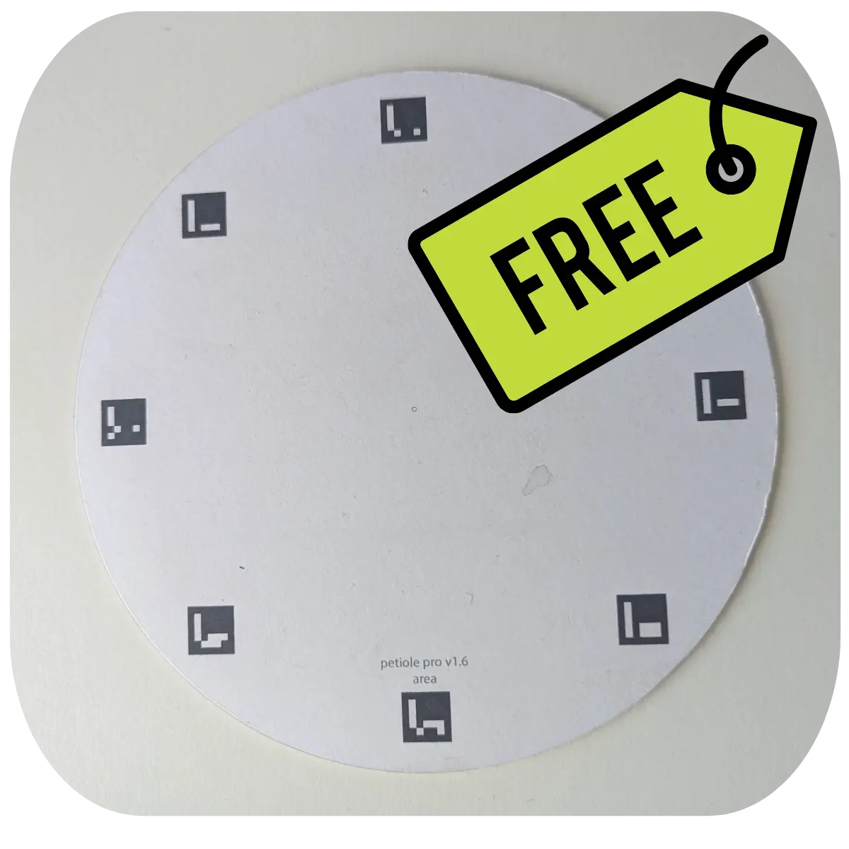 Petiole Pro Free Calibrating Plate