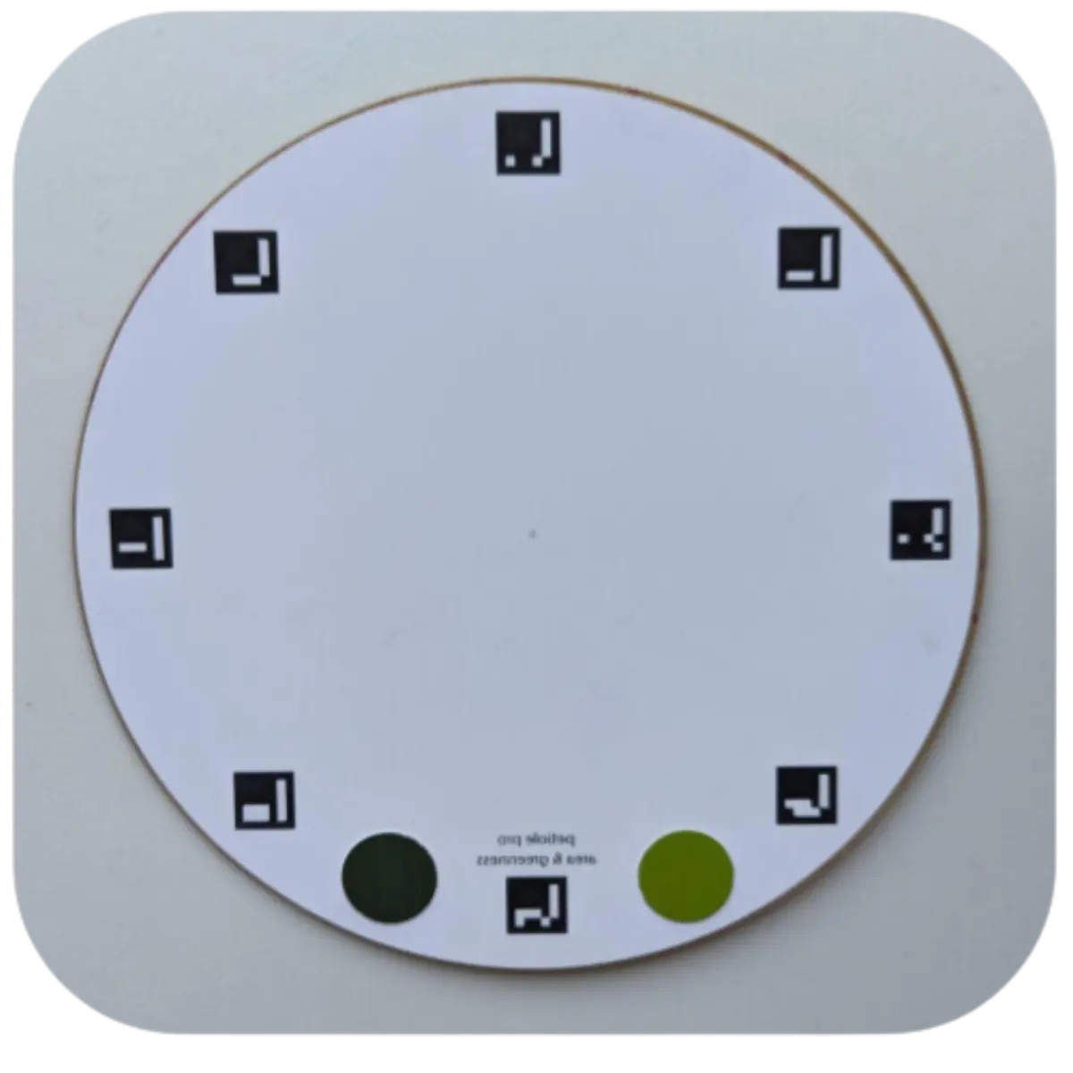 Greenness Calibrating Plate